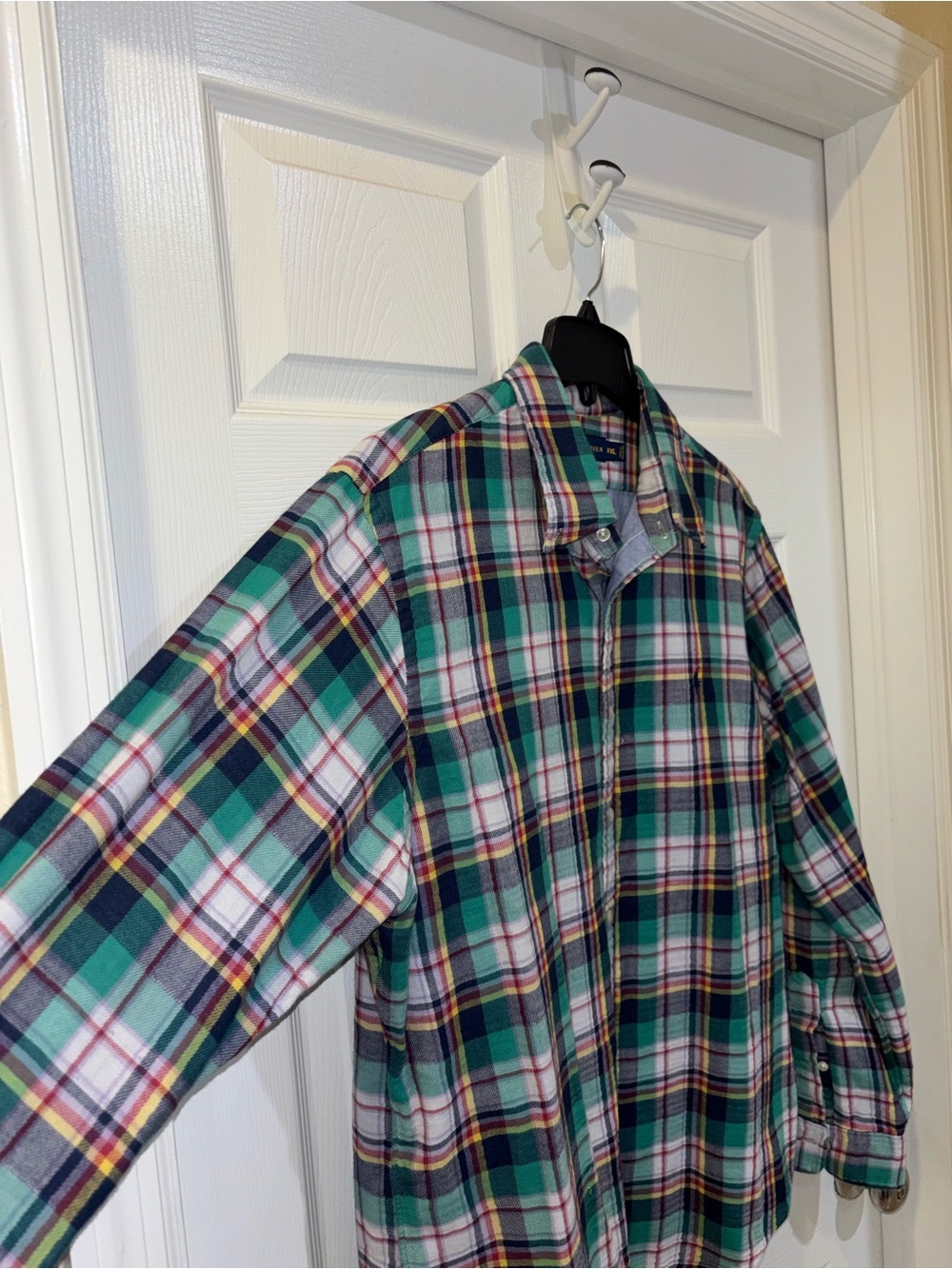 Polo Ralph Lauren plaid flannel button-down shirt SZ XXL - Picture 4 of 13